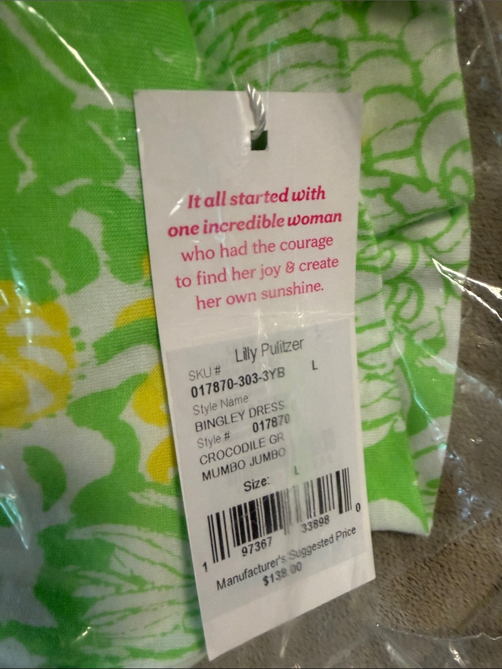 Lilly Pulitzer Bingley Dress size L - Picture 3 of 3